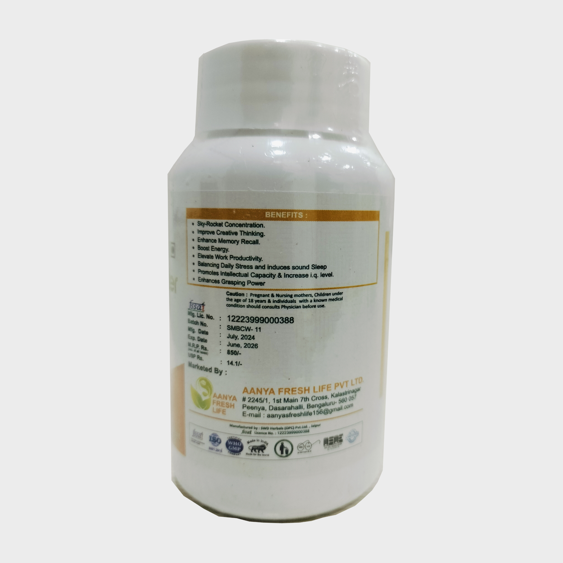 Calcium Capsule Mokup 60pc