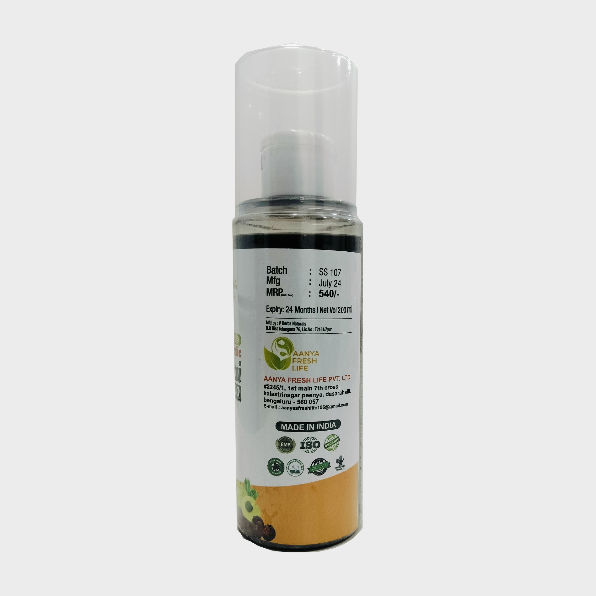 Ayurvedic Shikakai Shampoo 200 ml