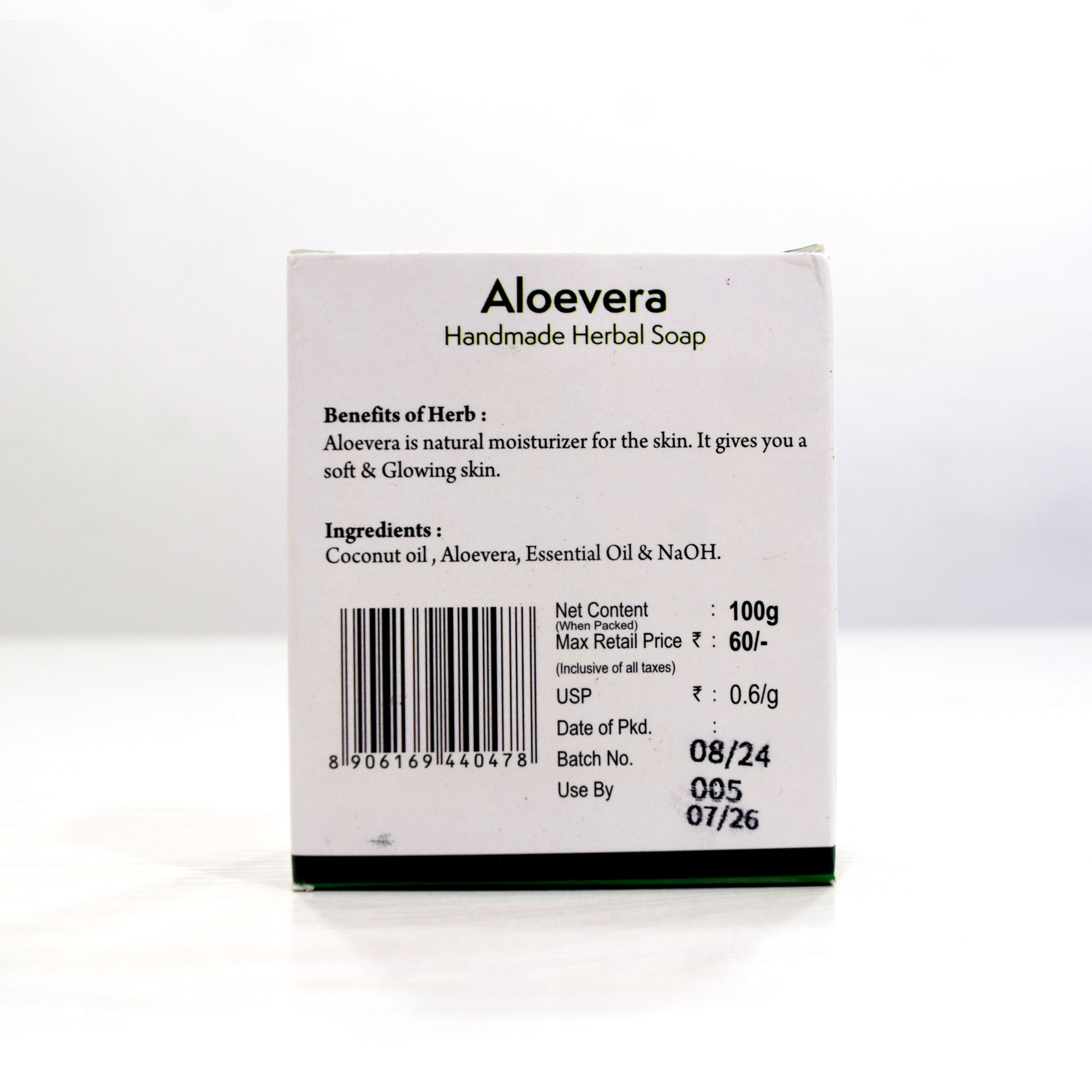 Aloevera Soap 100G