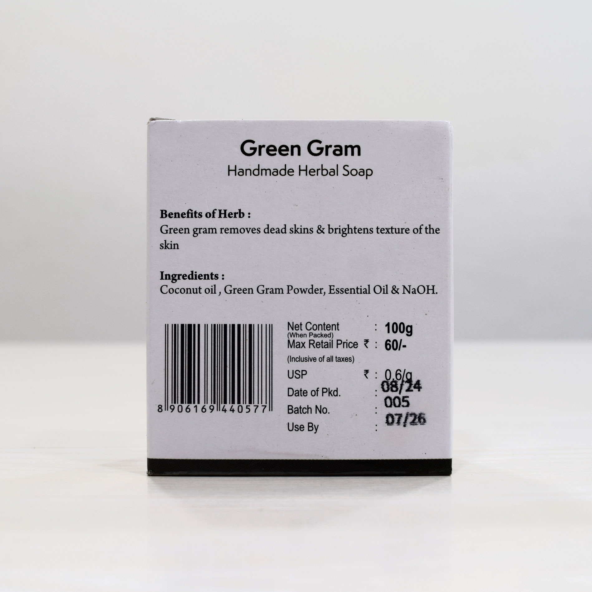 Green Gram Soap 100G