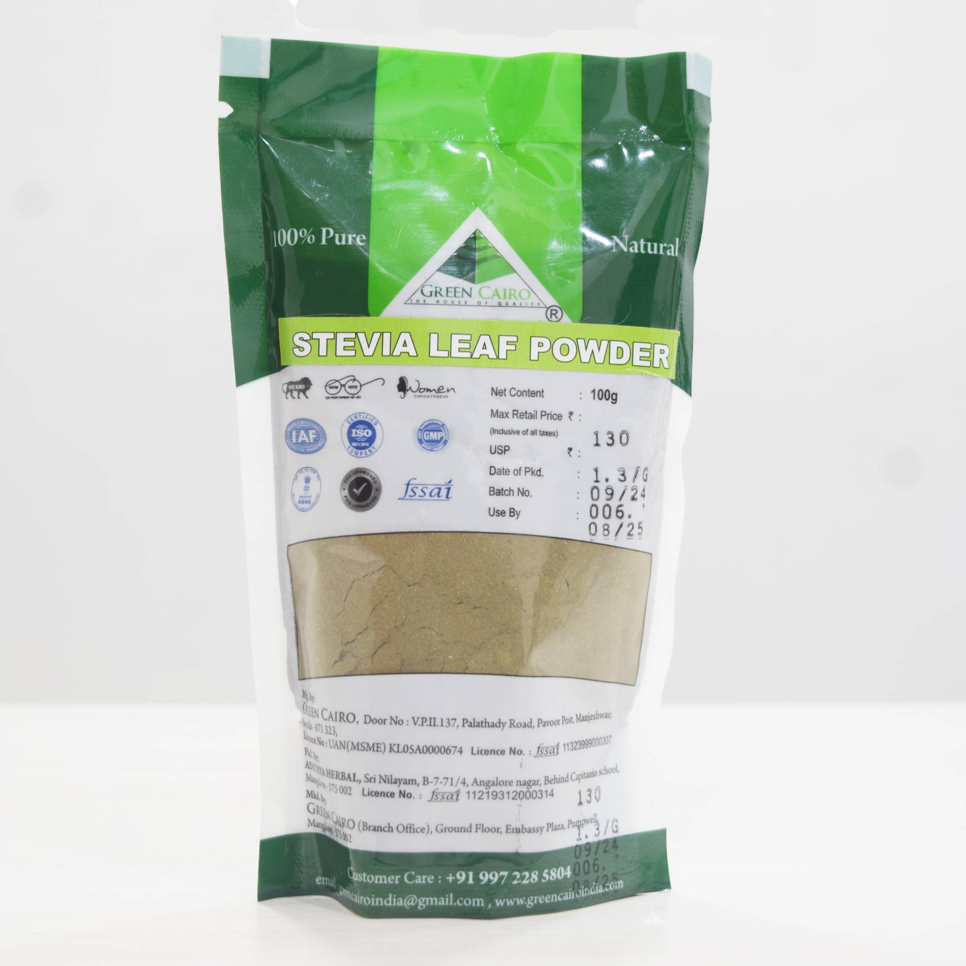 Stevia Leaf Powder 100G