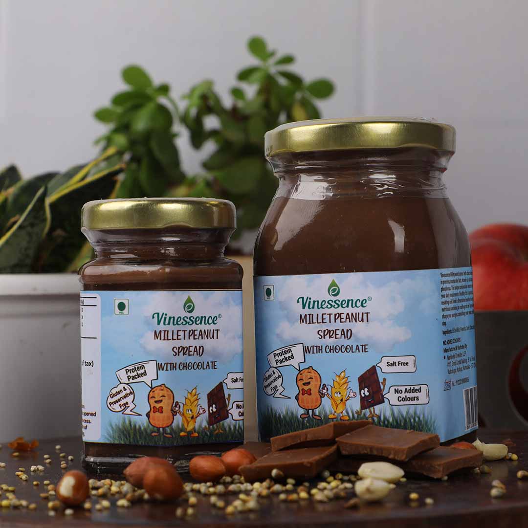 Millet Peanut Spread with Chocolate (100 g)